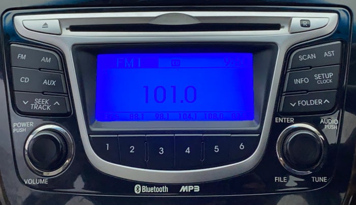 2012 Hyundai Verna FLUIDIC 1.6 VTVT SX, Petrol, Manual, 72,454 km, Infotainment System