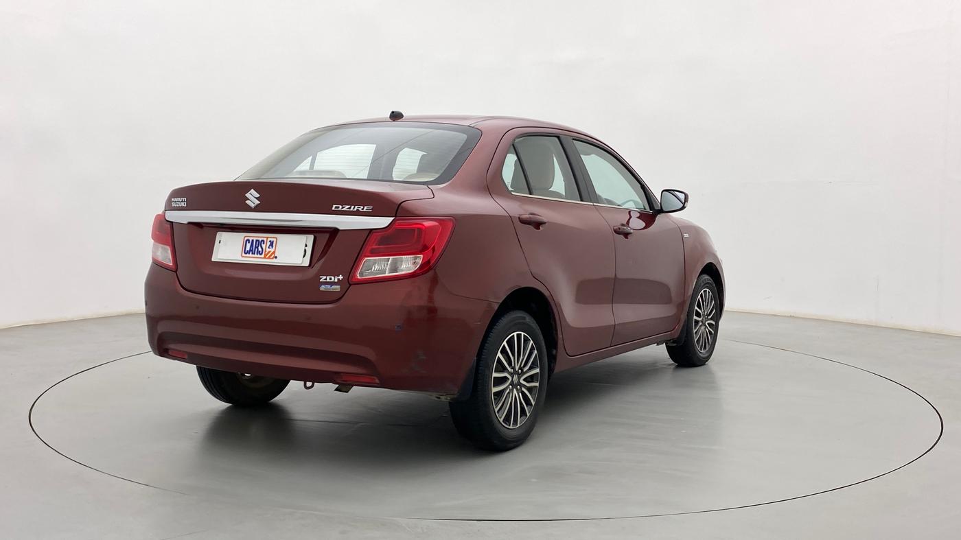 2018 Maruti Dzire ZDI PLUS AMT, Diesel, Automatic, 88,994 km, Right Back Diagonal