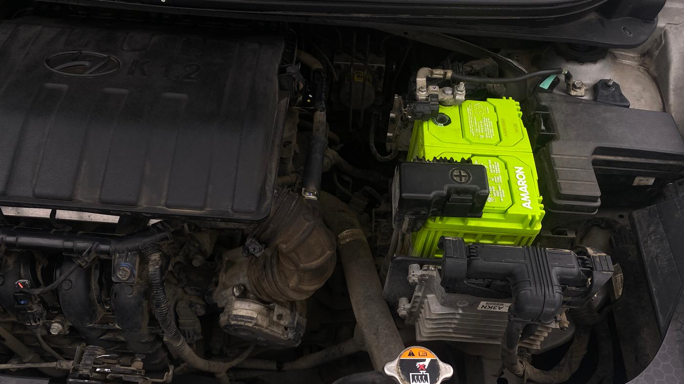 2020 Hyundai GRAND I10 NIOS SPORTZ AMT 1.2 KAPPA VTVT, Petrol, Automatic, 39,971 km, Engine View - Left