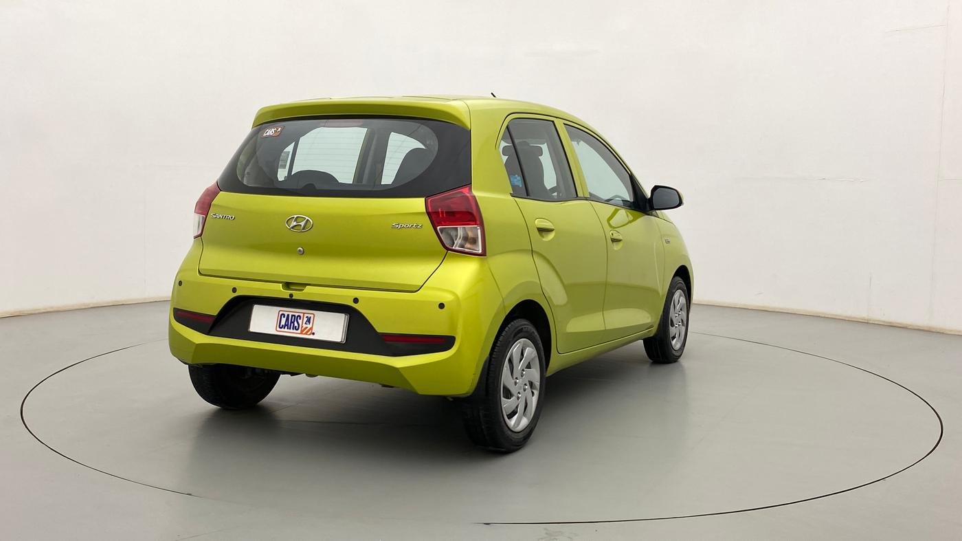 2019 Hyundai NEW SANTRO SPORTZ AMT, Petrol, Automatic, 18,948 km, Right Back Diagonal