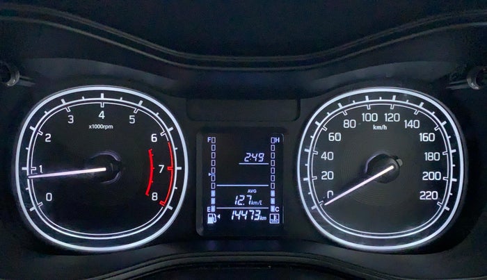 2020 Maruti Vitara Brezza VXI, Petrol, Manual, 14,534 km, Odometer Image