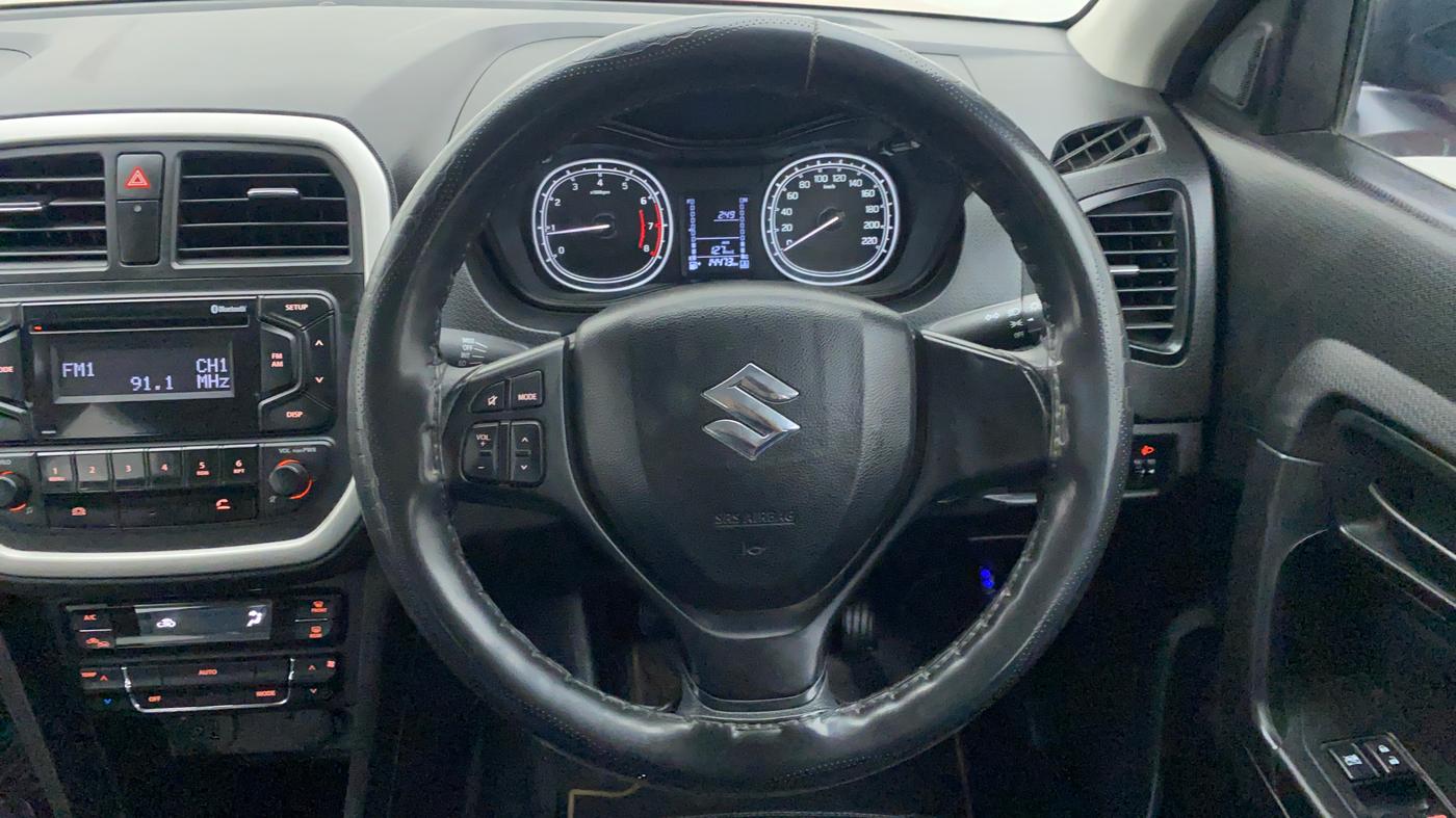 2020 Maruti Vitara Brezza VXI, Petrol, Manual, 14,534 km, Steering Wheel Close Up