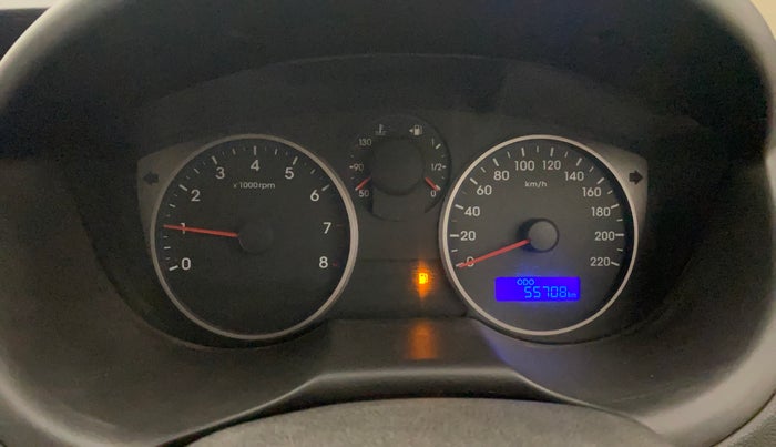 2012 Hyundai i20 MAGNA (O) 1.2, Petrol, Manual, 55,696 km, Odometer Image