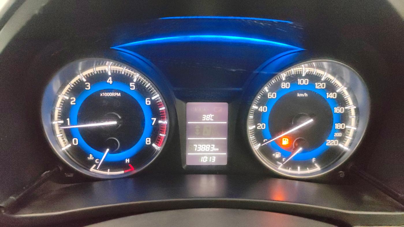 2016 Maruti Baleno DELTA PETROL 1.2, Petrol, Manual, 73,870 km, Odometer Image