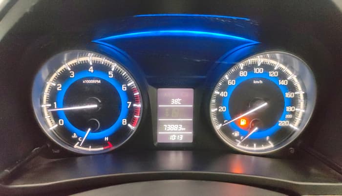 2016 Maruti Baleno DELTA PETROL 1.2, Petrol, Manual, 73,870 km, Odometer Image
