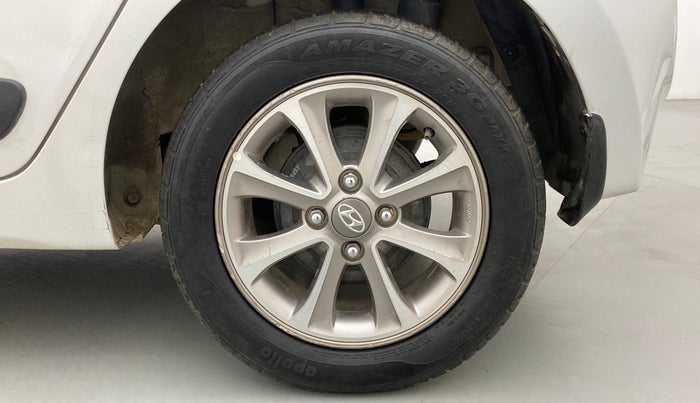 2015 Hyundai Grand i10 ASTA 1.2 (O) VTVT, Petrol, Manual, 55,142 km, Left Rear Wheel