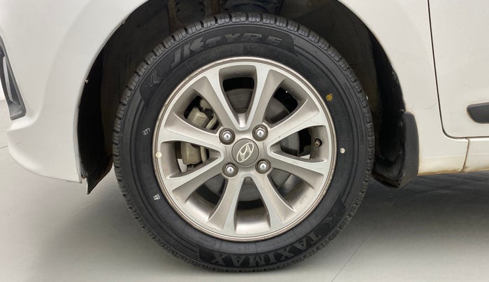 2015 Hyundai Grand i10 ASTA 1.2 (O) VTVT, Petrol, Manual, 55,142 km, Left Front Wheel