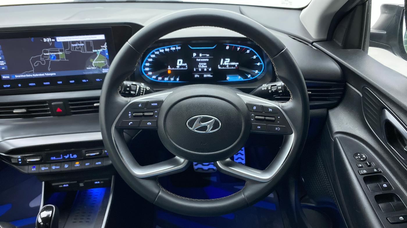 2020 Hyundai NEW I20 ASTA (O) 1.0 TURBO GDI DCT, Petrol, Automatic, 28,190 km, Steering Wheel Close Up