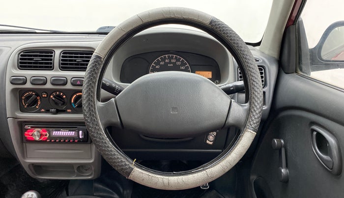 2012 Maruti Alto LXI, Petrol, Manual, 22,145 km, Steering Wheel Close Up