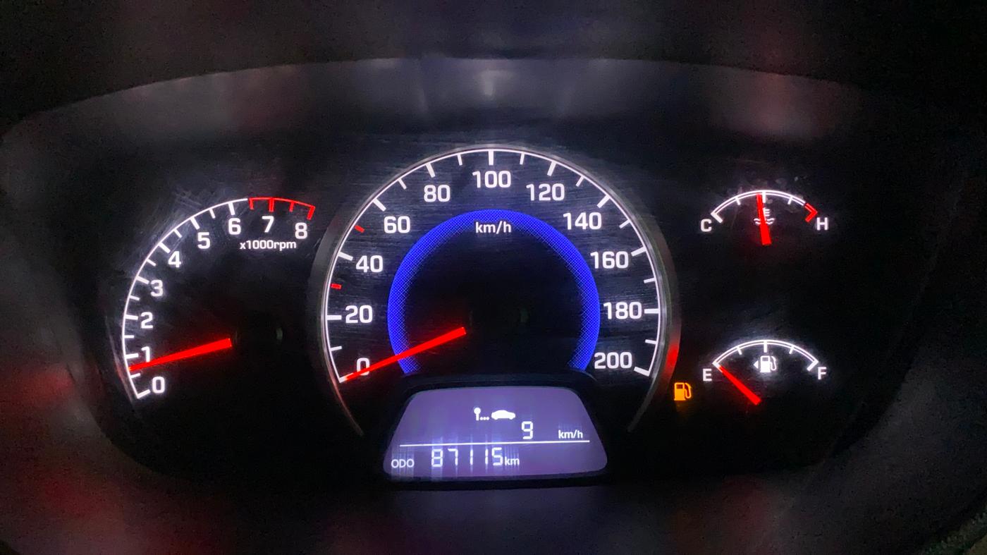 2017 Hyundai Grand i10 SPORTZ (O) 1.2 KAPPA VTVT, Petrol, Manual, 87,078 km, Odometer Image