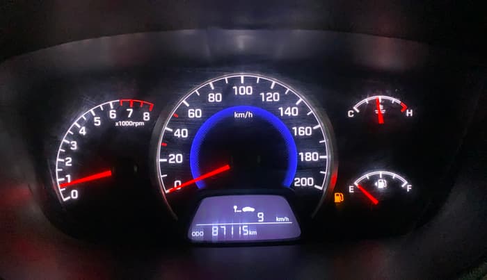 2017 Hyundai Grand i10 SPORTZ (O) 1.2 KAPPA VTVT, Petrol, Manual, 87,078 km, Odometer Image