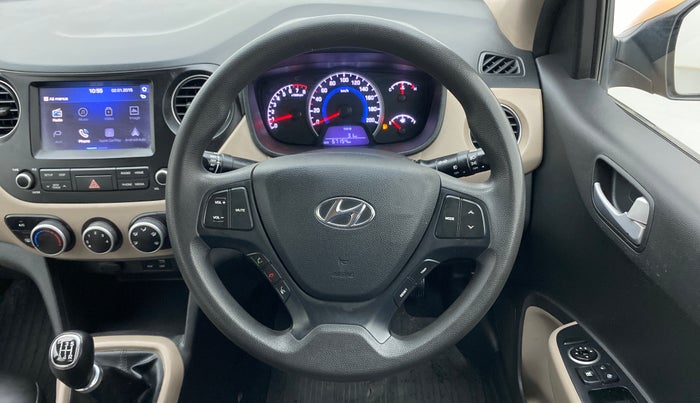 2017 Hyundai Grand i10 SPORTZ (O) 1.2 KAPPA VTVT, Petrol, Manual, 67,154 km, Steering Wheel Close Up