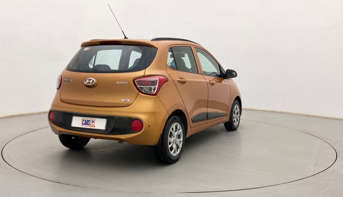 2017 Hyundai Grand i10 SPORTZ (O) 1.2 KAPPA VTVT, Petrol, Manual, 67,154 km, Right Back Diagonal