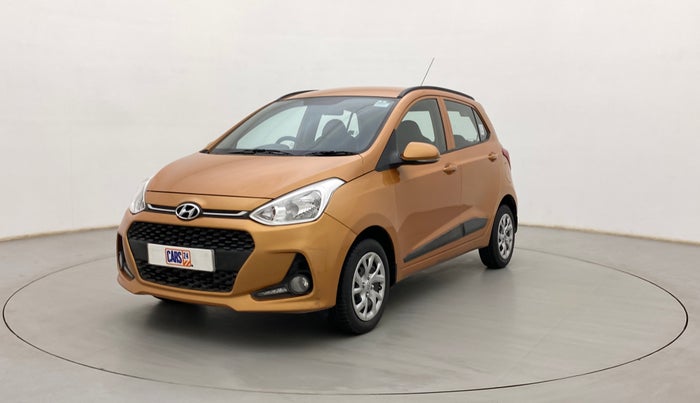 2017 Hyundai Grand i10 SPORTZ (O) 1.2 KAPPA VTVT, Petrol, Manual, 67,154 km, Left Front Diagonal