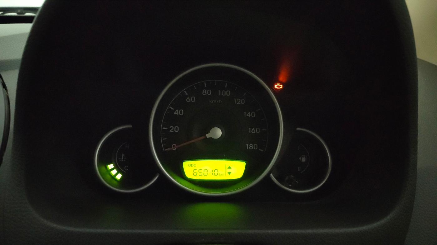 2016 Hyundai Eon MAGNA +, Petrol, Manual, 65,010 km, Odometer Image