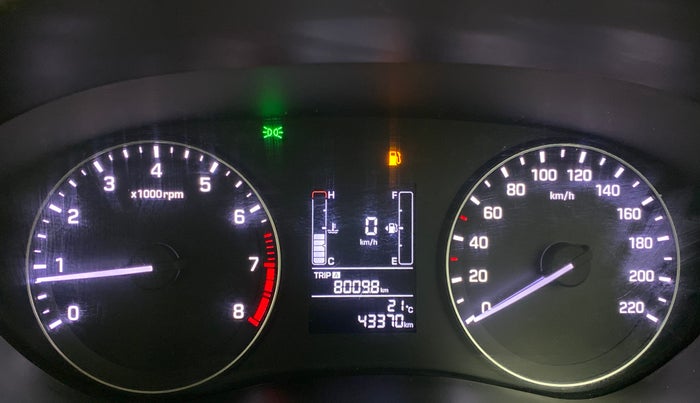 2017 Hyundai Elite i20 SPORTZ 1.2, Petrol, Manual, 43,404 km, Odometer Image