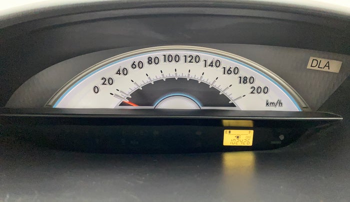 2012 Toyota Etios Liva GD, Diesel, Manual, 1,02,426 km, Odometer Image