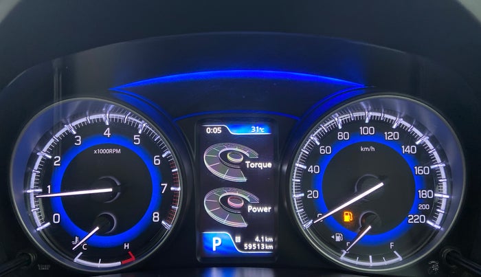 2018 Maruti Baleno ALPHA CVT PETROL 1.2, Petrol, Automatic, 59,512 km, Odometer Image