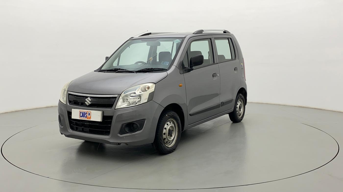 2013 Maruti Wagon R 1.0 LXI CNG, CNG, Manual, 89,673 km, Left Front Diagonal