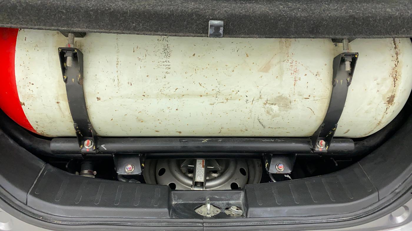 2013 Maruti Wagon R 1.0 LXI CNG, CNG, Manual, 89,673 km, Boot Inside