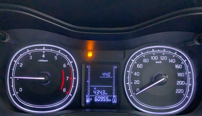 2020 Maruti Vitara Brezza LXI, CNG, Manual, 1,08,405 km, Odometer Image