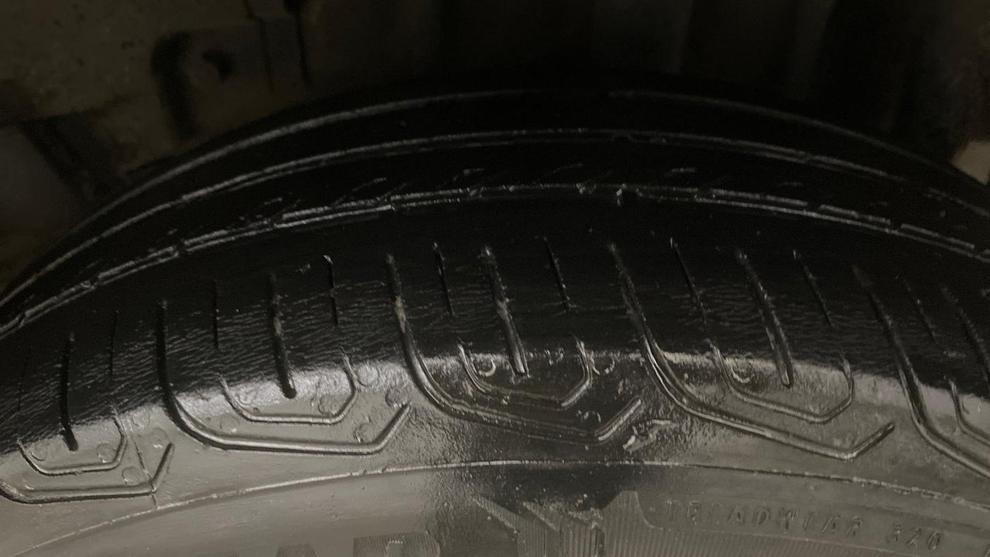 2022 Tata TIGOR XZ CNG, CNG, Manual, 66,934 km, Left Rear Tyre Tread