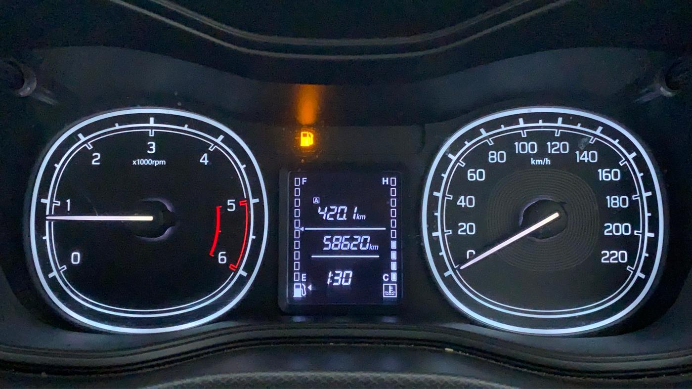 2016 Maruti Vitara Brezza LDI, Diesel, Manual, 58,847 km, Odometer Image