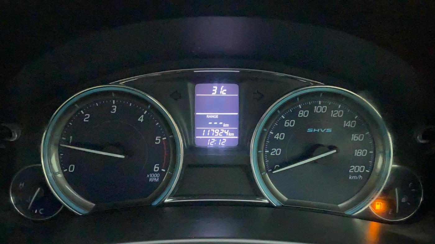 2016 Maruti Ciaz ZDI+ SHVS, Diesel, Manual, 1,17,924 km, Odometer Image
