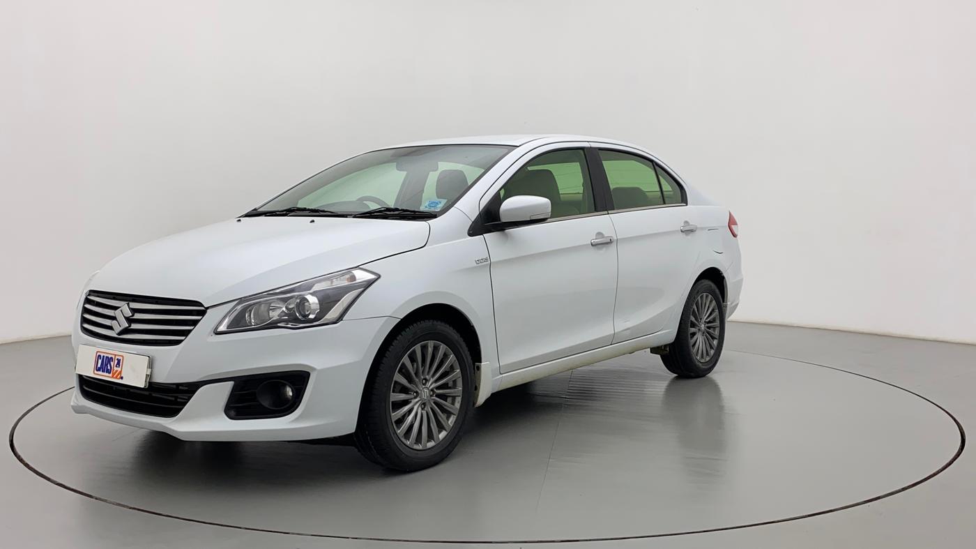 2016 Maruti Ciaz ZDI+ SHVS, Diesel, Manual, 1,17,924 km, Left Front Diagonal