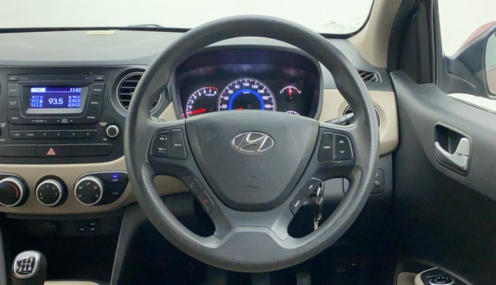 2016 Hyundai Grand i10 SPORTZ 1.2 KAPPA VTVT, Petrol, Manual, 32,845 km, Steering Wheel Close Up
