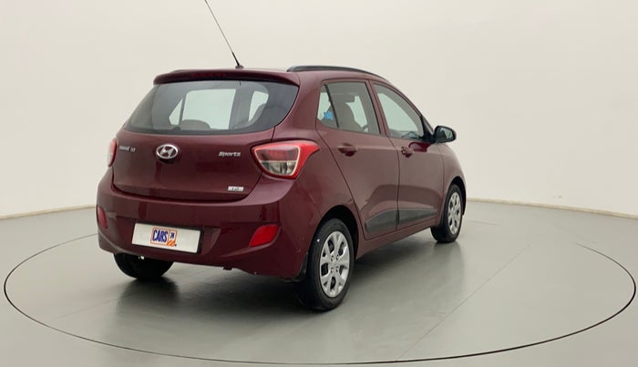 2016 Hyundai Grand i10 SPORTZ 1.2 KAPPA VTVT, Petrol, Manual, 32,845 km, Right Back Diagonal