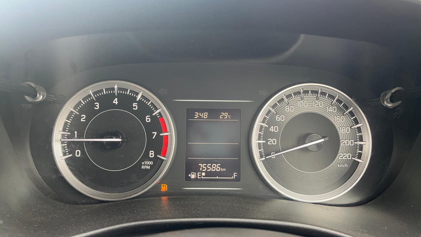 2023 Toyota Glanza E, Petrol, Manual, 75,548 km, Odometer Image