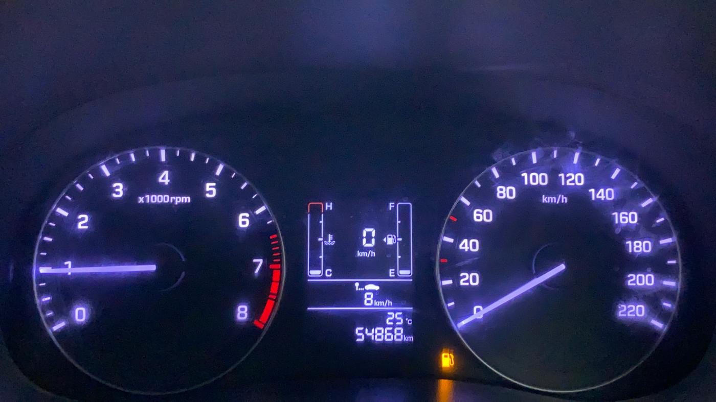 2016 Hyundai Creta 1.6 BASE, Petrol, Manual, 55,771 km, Odometer Image