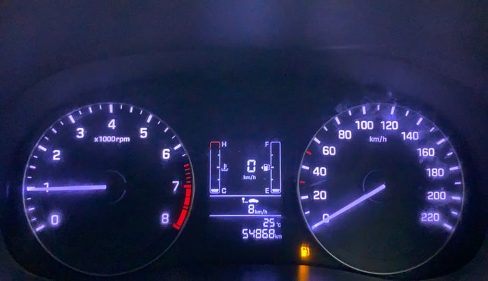 2016 Hyundai Creta 1.6 BASE, Petrol, Manual, 55,771 km, Odometer Image