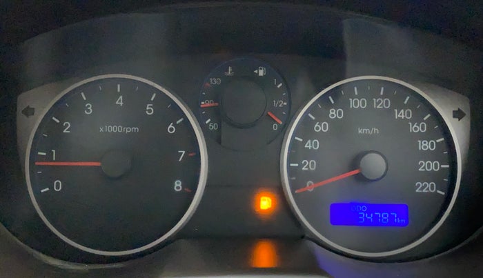 2011 Hyundai i20 MAGNA (O) 1.2, Petrol, Manual, 34,786 km, Odometer Image