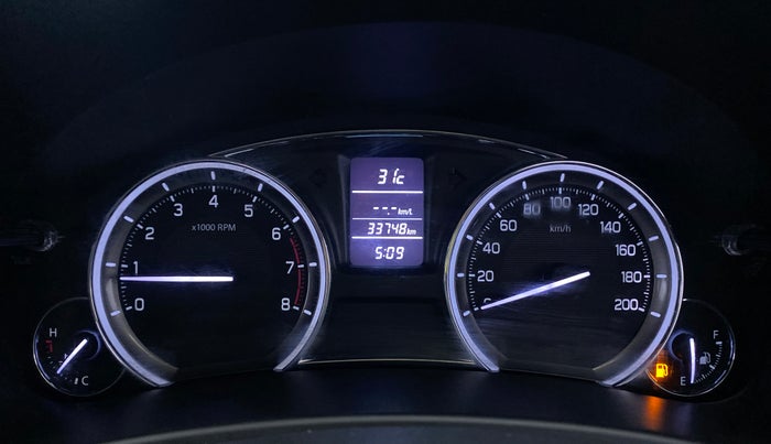 2017 Maruti Ciaz 1.4 S, Petrol, Manual, 33,792 km, Odometer Image