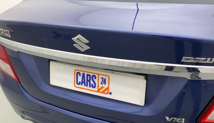 2017 Maruti Dzire VXI, Petrol, Manual, 90,390 km, Dicky (Boot door) - Minor scratches