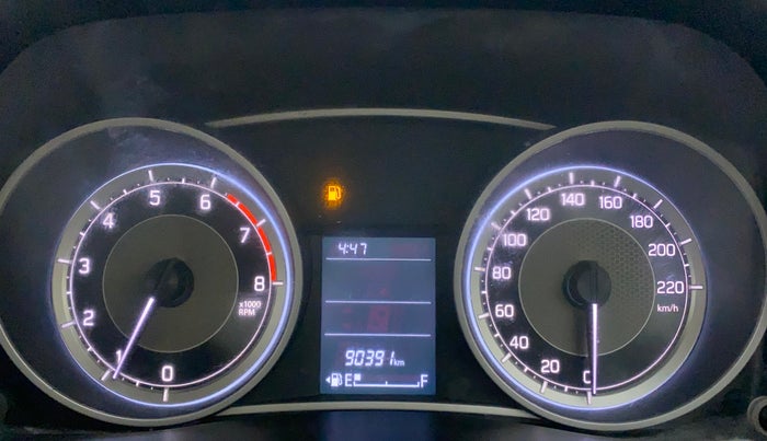 2017 Maruti Dzire VXI, Petrol, Manual, 90,390 km, Odometer Image