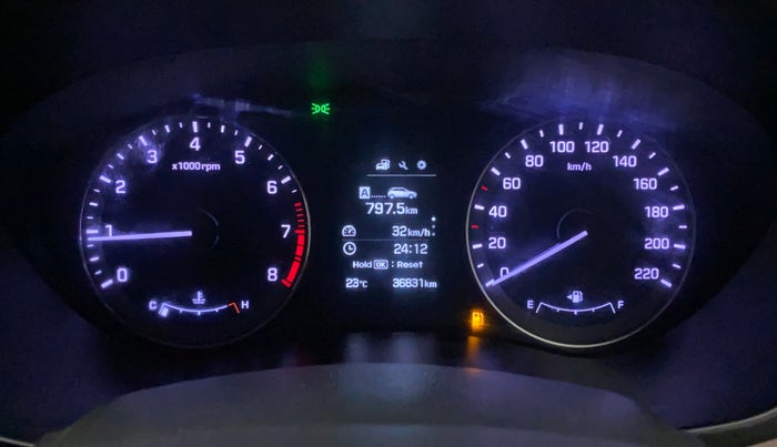 2017 Hyundai Elite i20 ASTA 1.2 (O), Petrol, Manual, 37,006 km, Odometer Image