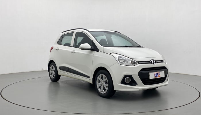 2015 Hyundai Grand i10 SPORTZ 1.2 KAPPA VTVT, Petrol, Manual, 60,794 km, Right Front Diagonal