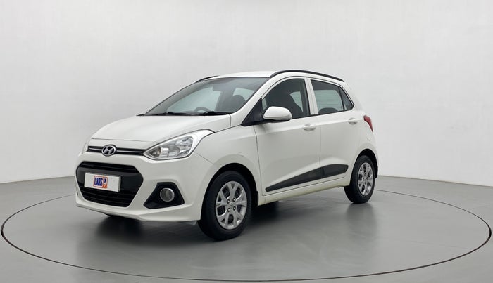 2015 Hyundai Grand i10 SPORTZ 1.2 KAPPA VTVT, Petrol, Manual, 60,794 km, Left Front Diagonal