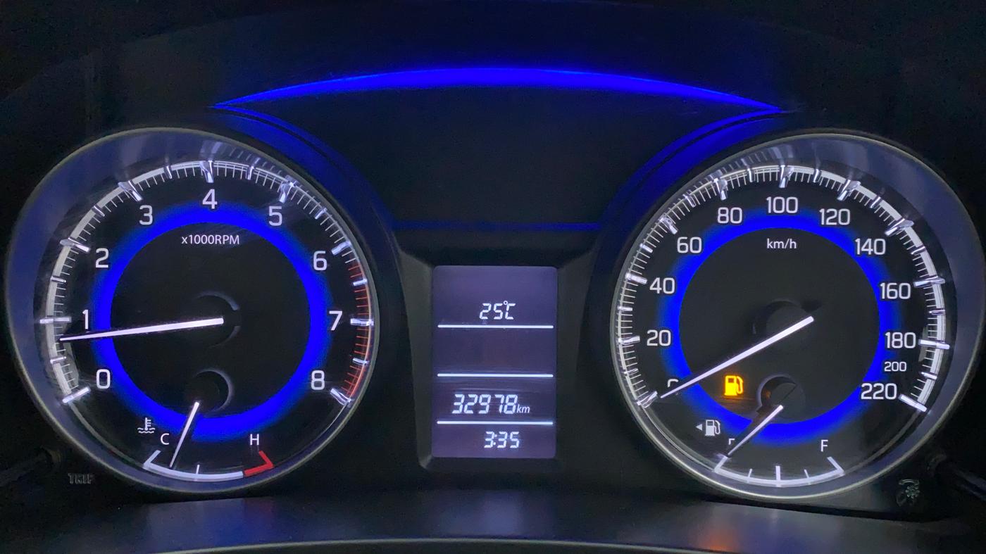 2016 Maruti Baleno DELTA PETROL 1.2, Petrol, Manual, 33,099 km, Odometer Image