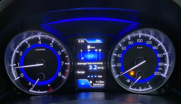 2016 Maruti Baleno ALPHA 1.2 K12, Petrol, Manual, 54,512 km, Odometer Image