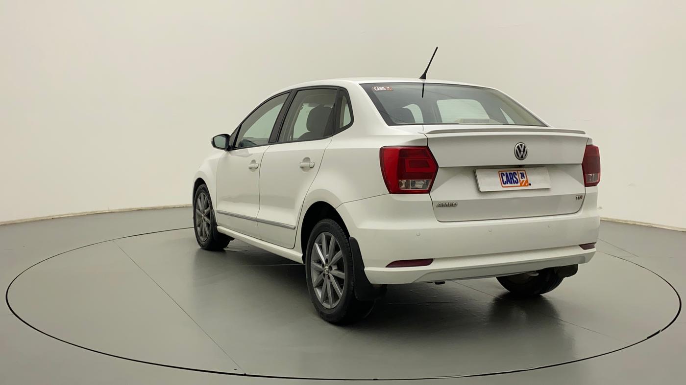 2019 Volkswagen Ameo HIGHLINE PLUS 1.5L AT 16 ALLOY, Diesel, Automatic, 67,945 km, Left Back Diagonal