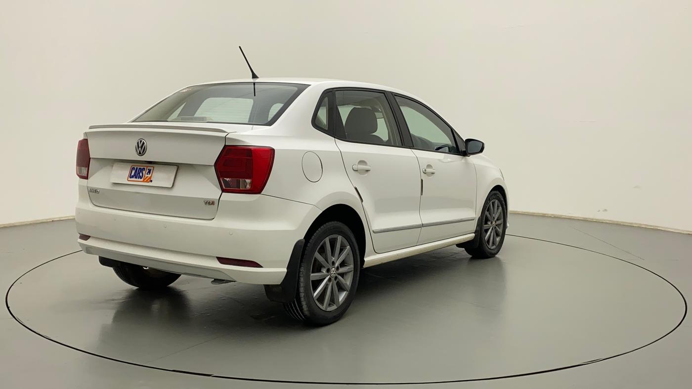 2019 Volkswagen Ameo HIGHLINE PLUS 1.5L AT 16 ALLOY, Diesel, Automatic, 67,945 km, Right Back Diagonal