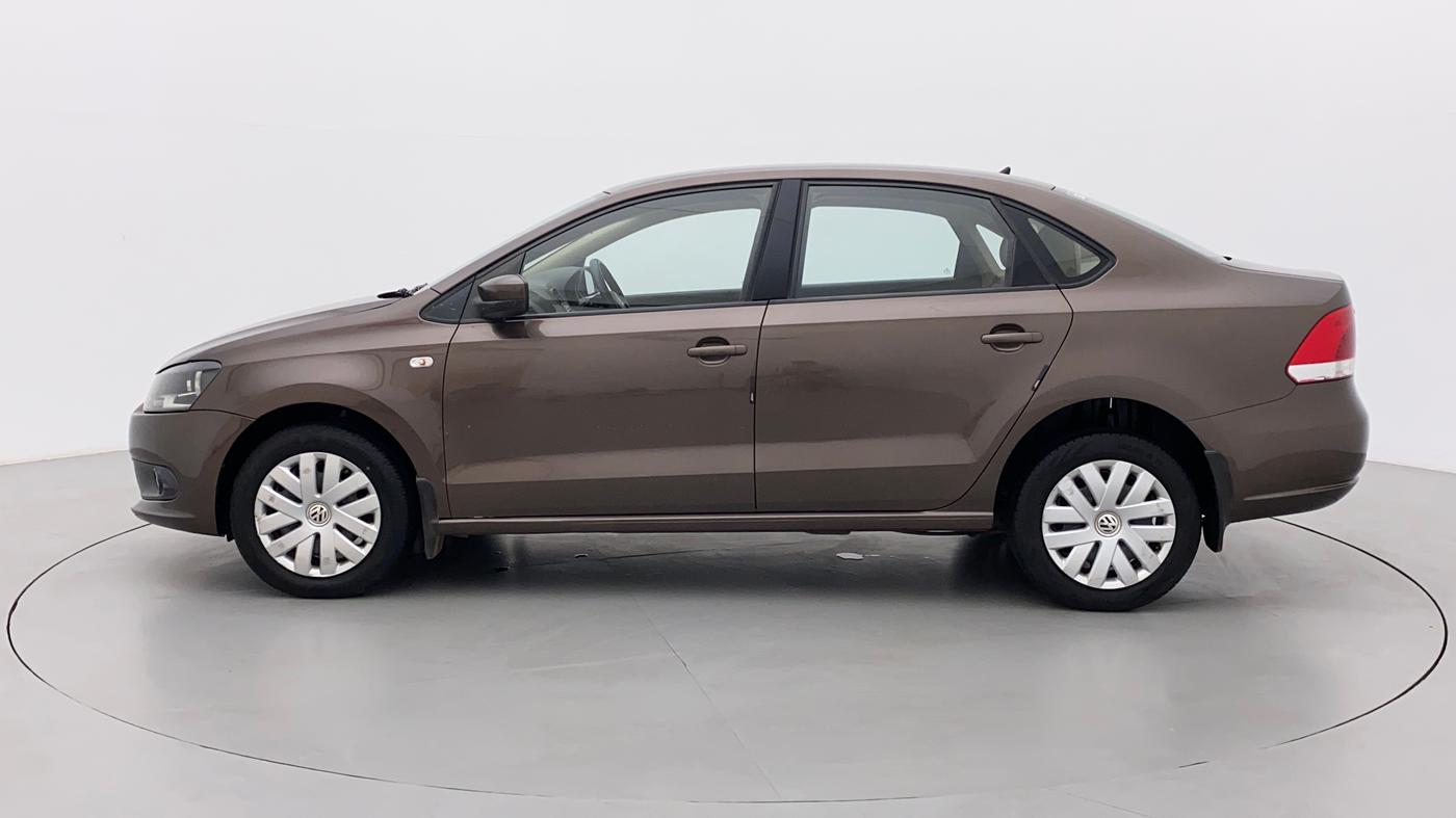 2015 Volkswagen Vento COMFORTLINE TSI AT PETROL, Petrol, Automatic, 72,679 km, Left Side