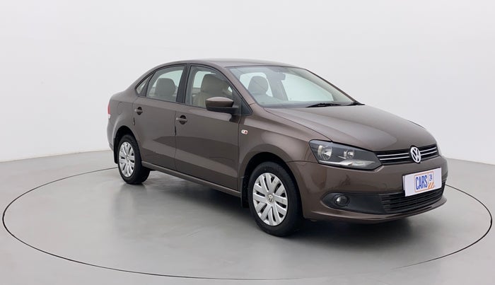 2015 Volkswagen Vento COMFORTLINE TSI AT PETROL, Petrol, Automatic, 72,679 km, Right Front Diagonal