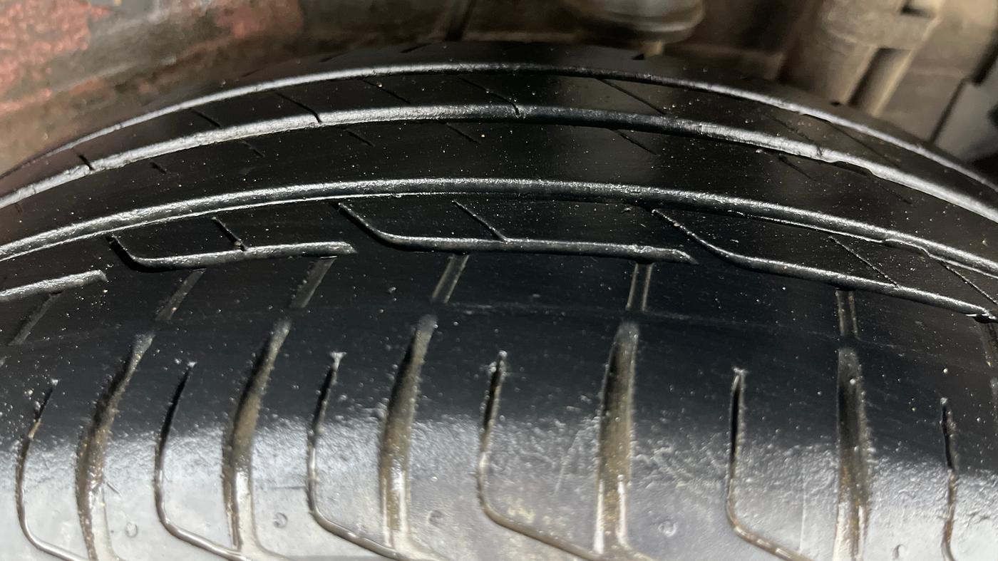 2017 Tata NEXON XZ PLUS PETROL, Petrol, Manual, 58,960 km, Left Rear Tyre Tread