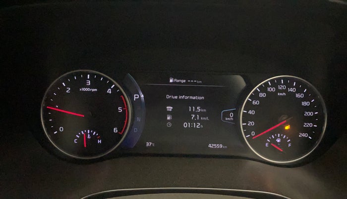 2021 KIA SELTOS GTX PLUS AT 1.5 DIESEL, Diesel, Automatic, 42,548 km, Odometer Image