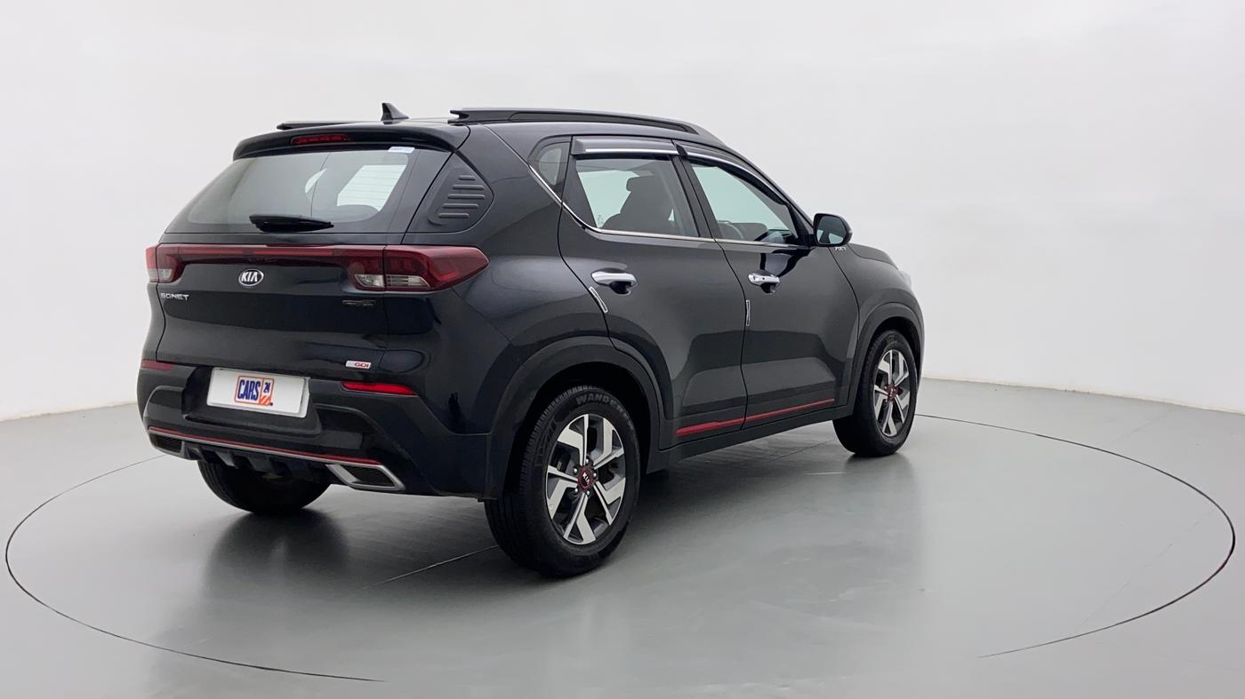 2020 KIA SONET GTX PLUS DCT 1.0, Petrol, Automatic, 16,425 km, Right Back Diagonal